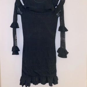 Ronny Kobo lace bodycon dress (black)